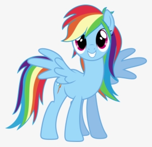 Rainbow Dash Always Brushies With Style - ม้า โพ นี่ นาง เงือก