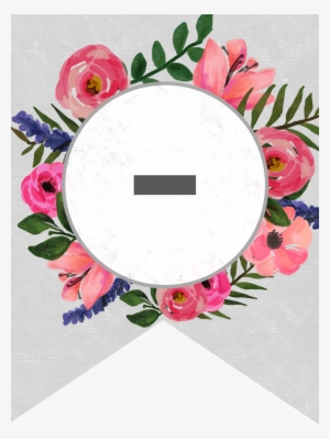 Floral Banner Alphabet Dash Png Projects To