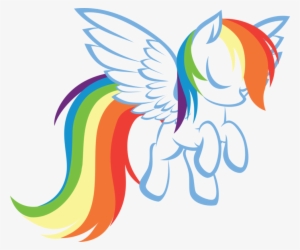 Rainbow Dash By Up1ter - Rainbow Dash Svg File