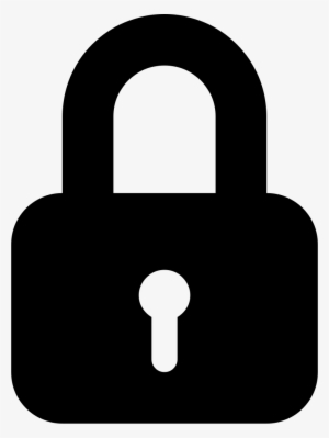 lock padlock symbol for protect comments - encrypted icon