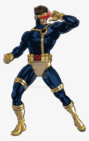 Cyclops Digital Drawing By Frick - Cyclops 90's Marvel Avengers Alliance