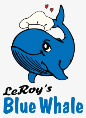 Leroy's Blue Whale Logo - Logo Blue Whale