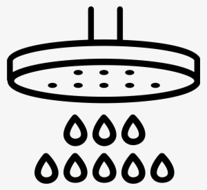 Open - Shower Icon Png White