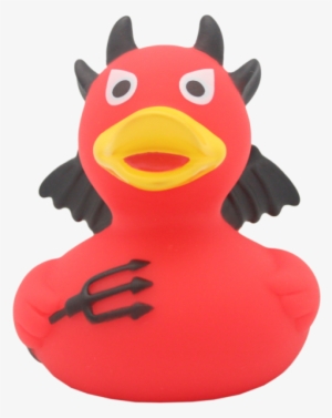 Badeente Teufel Duck - Devil Rubber Ducky Png