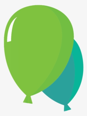Green - Balloons Green And Blue Png