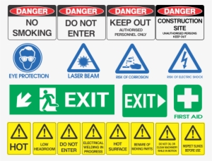 Sample Safety Signs- - Emergency Exit
