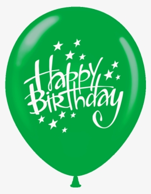 Balloons Printed Happy Birthday With Stars 1 Side Nd - Happy Birthday 6 [book]