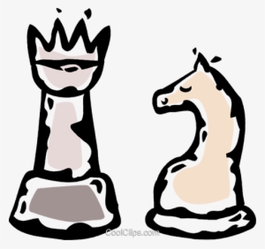 Chess Pieces Royalty Free Vector Clip Art Illustration - Illustration