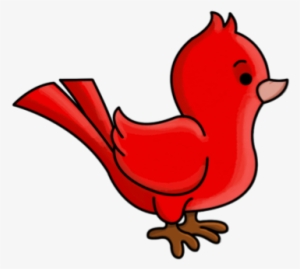 Red Bird - Cartoon Picture Of A Red Bird