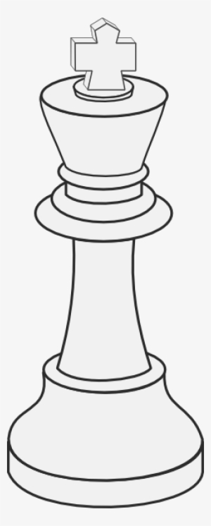 White King Chess Clip Art Free Vector / 4vector - Clipart Chess Pieces Jpg