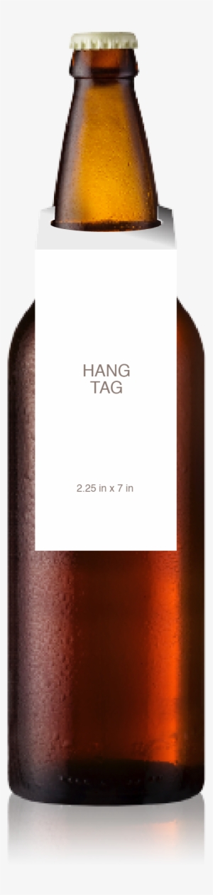 Bomber Bottle With A Blank Hangtag From Crushtag - Old Worthy Who Drank My Porridge? Stout Beer