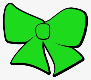 This Free Clipart Png Design Of Green Bow Clipart Has
