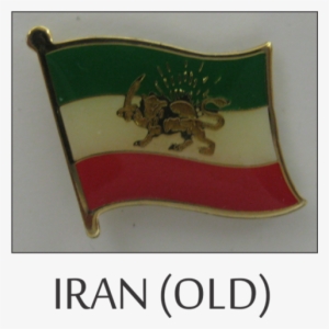 Flag Pins - Iran Old Single Lapel Pin
