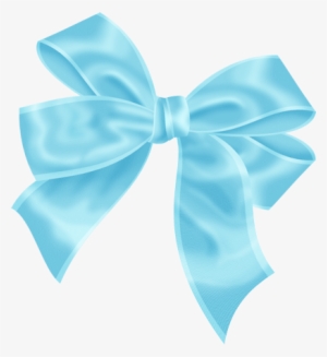 Bow Transparent Mint Green - Vector Transparent Blue Ribbon