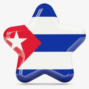 Illustration Of Flag Of Cuba - Puerto Rico Flag Star