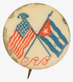 United States And Cuba Flags - Pottery