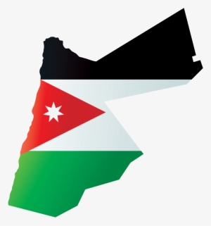 Jordan Flag Map - Jordan Flag On Country Map