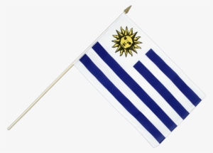 Hand Waving Flag 12x18" - Uruguay Car Flag - 12x16"
