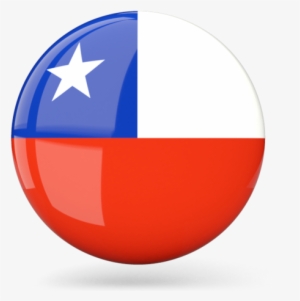 glossy round icon illustration - chile round flag png