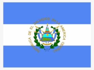 Flag Of El Salvador Logo Png Transparent - Salvador Flag