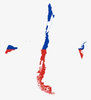 Chile - Flag Map Of Chile