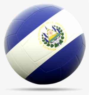 Illustration Of Flag Of El Salvador - Volleyball El Salvador