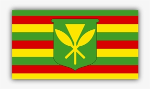Native Hawaiian Flag Sticker - Kanaka Maoli Flag 3x5ft Poly