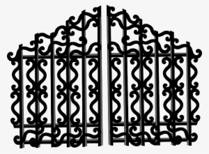Fence, Door, Barricade, Entrance, Gate, Iron, Portal - Entrance Clipart Png