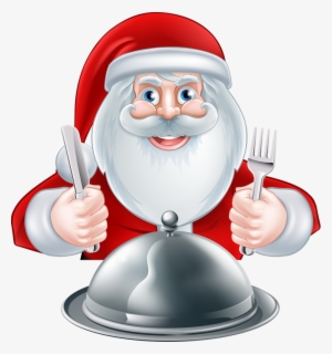 012 - Santa Claus Eating Png