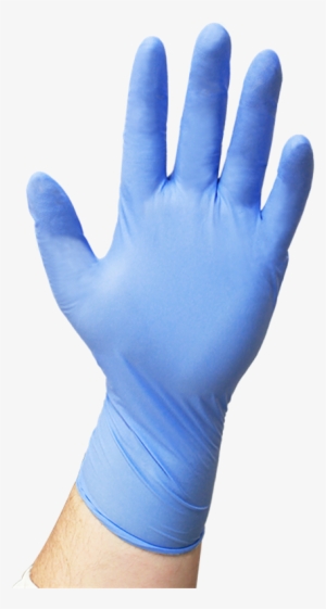 Ansell Purple Nitrile Disposable Gloves - Nitrile Gloves Png