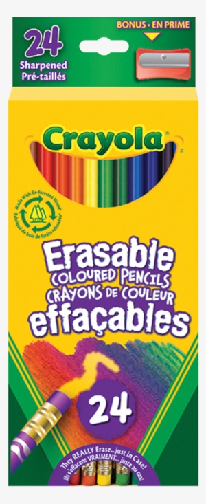 Crayola 24 Erasable Coloured Pencils