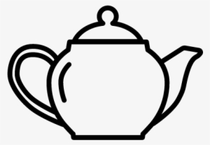 Teapot Vector - Tea Pot Outline Clipart