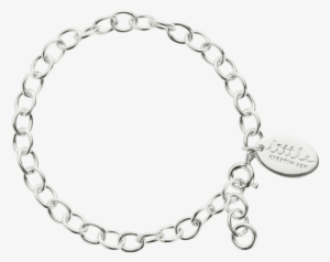 Charm Bracelet Chain S/m Size 3-6years - Bracelet Silver Png
