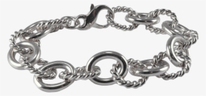 Fancy Link Sterling Silver Bracelet - Bracelet