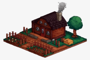 Here Is My Finished Drawing Of My House In Stardew - Stardew Valley House Mods