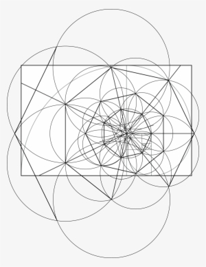 In The Structure Layer, The Artist Has Placed A Polygon - Heptagram