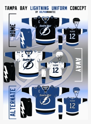 Tampa Bay Lightning Jersey Concepts