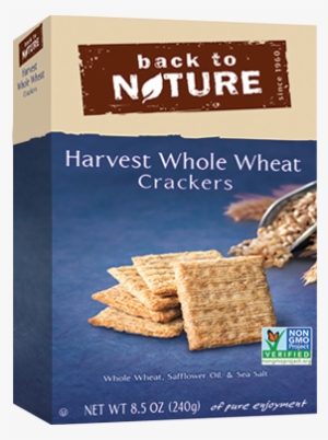4 Ingredients - Back To Nature - Harvest Whole Wheat Crackers - 8.5
