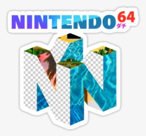 Nintendo 64, Chiffon Tops, Vaporwave, Album, People, - Nintendo 64 Logo Png
