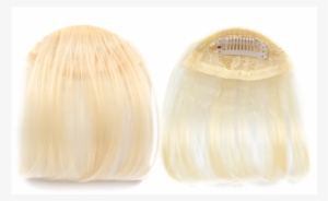 Thin Clip-in Bangs Synthetic - Blond