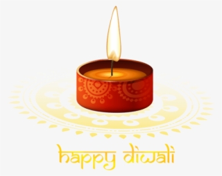 Red Candle Happy Diwali Png Image - Happy Diwali Greeting Cards