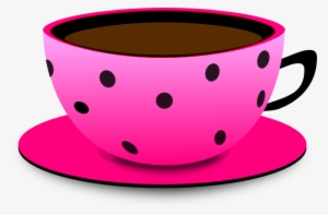 Pink Tea Cup Clipart - Cartoon Pictures Of Cup