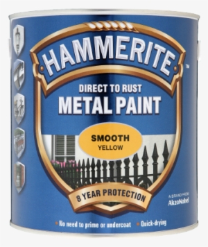 Direct To Rust Metal Paint Smooth Finish - Hammerite Direct To Rust Metal Paint Smooth Yellow