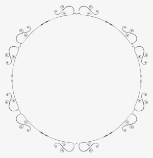 Circular Frames - Round White Frame Png