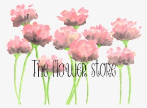 Create A Professional Water Colour Calligraphy Logo - Watercolor Pink Flowers Png