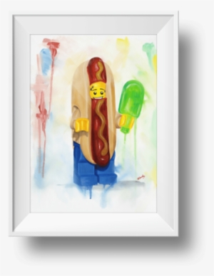 Hot Dog Print - Dog