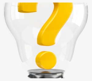 Light Bulb With Question Mark Png Image - 2016