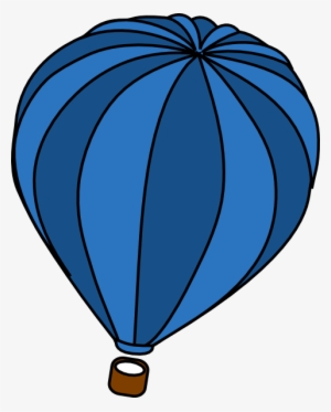 Air Balloon Png - Blue Hot Air Balloon