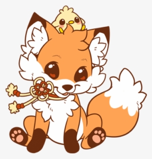 Fox Clip Kawaii - Bunny And Fox Kawaii