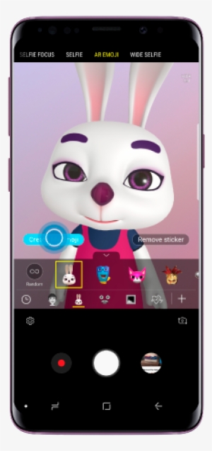 Create My Emoji Function - Samsung Galaxy S9 Rabbit Emoji